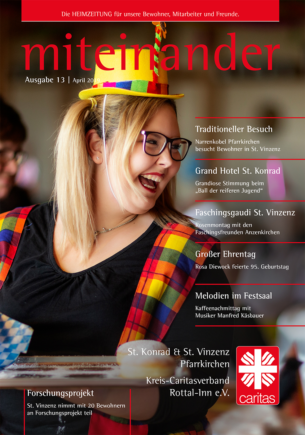 Caritas Heimzeitung Miteinander - April 2019 - Ausgabe 7 (13)
